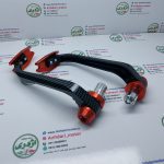 هندگارد ( محافظ کتی کلاج و ترمز)  فلزی رنگ نارنجی - Image 2