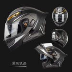 کلاه کاسکت فک متحرک برند soman - Image 2